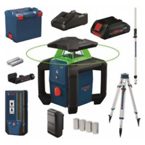 GRL18V-3-31G Bosch PRO Rotacioni laser sa LR3-2 prijemnikom+BT 170 HD+GR 240+L-Boxx l 0615A500DG