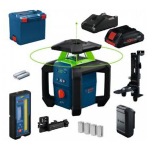 GRL 18V-4-34 CVG Bosch PRO Rotacioni laser LR 45 prijemnik 1 x 4.0Ah + punjač + WM5 + L-Boxx l 0601061H02