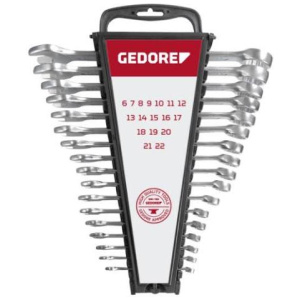 Gedore Red Set vilasto - okastih ključeva 6-22 mm od 17 delova | R09105017