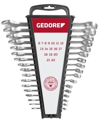 Gedore Red Set vilasto - okastih ključeva 6-22 mm od 17 delova | R09105017