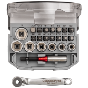 Gedore Red Set Compact nasadnih ključeva 1/4" 6-13 mm bitovi 23 delova l R49005023