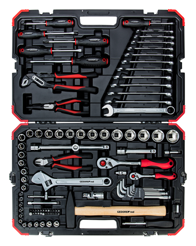Gedore Red Set nasadnih ključeva i alata 1/4" 1/2" 10-32 mm 100 delova | R46003100