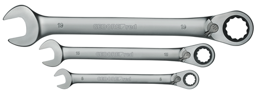 Gedore Red Set vilasto-okastih kjučeva sa čegrtaljkom 8-19 mm od 12 delova | R07105012 - Slika 2