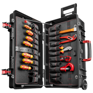 Gedore Red VODOINSTALATERSKI Set alata u koferu na točkove od 72 dela | R21902072