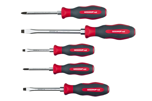 Gedore Red Set odvijača sa udarnom kapom od 5delova l R38002105