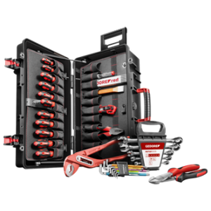 Gedore Red MAJSTER Set alata u koferu na točkiće XXL od 124 delova | R21902124