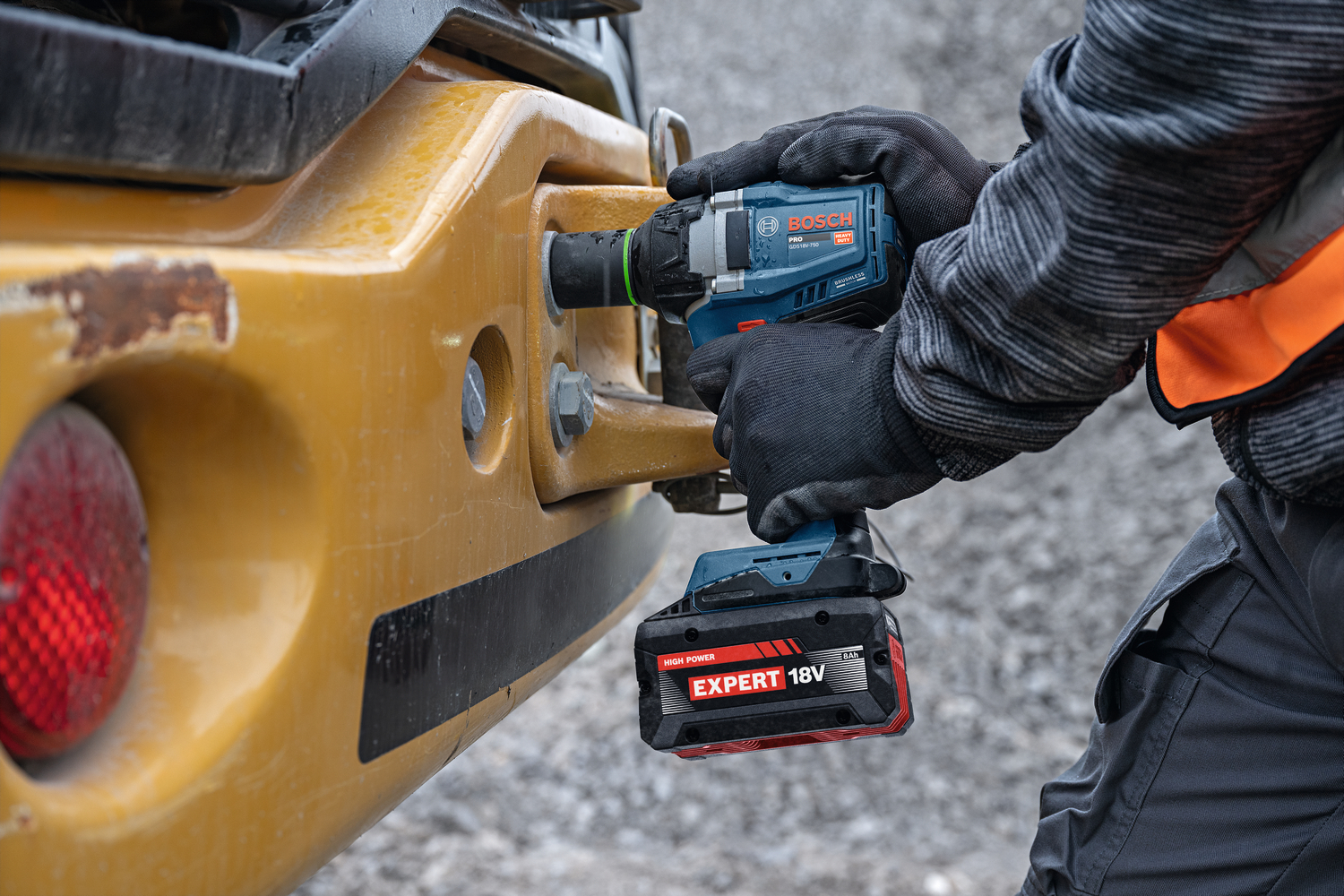 GDS 18V-750 BOSCH Aku. udarni odvijač u L-Boxx-u SOLO | 06019L9101 - Slika 4