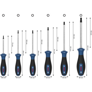 Set odvijača TX,  PRO Bosch od 6 kom. | 1600A039PC