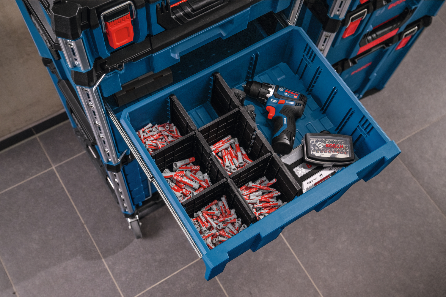 PRO Bosch L-BOXX Contractor Drawer 140 set sa pregradama | 1600A03W7T - Slika 2