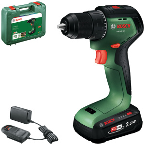 PSR18V-60 Bosch Aku bušilica-odvrtač 1x2,5Ah+punjač+kofer l 06039D7201