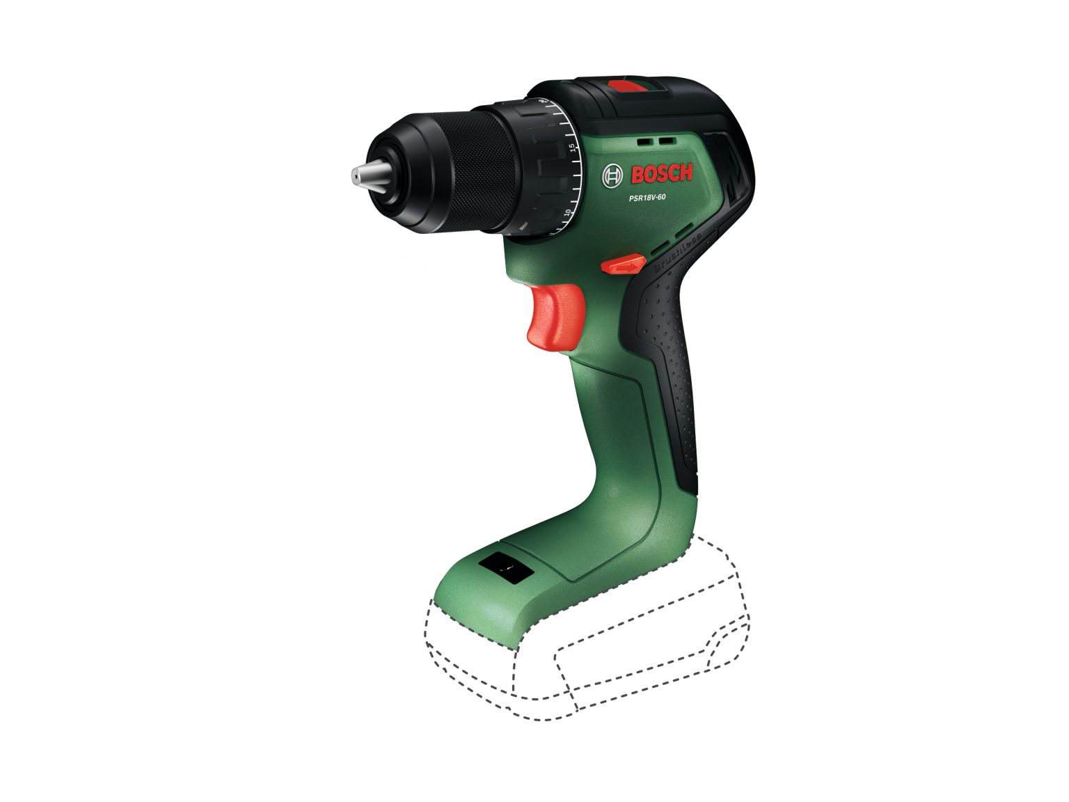PSR18V-60 Bosch Aku bušilica-odvrtač SOLO l 06039D7200 - Slika 2