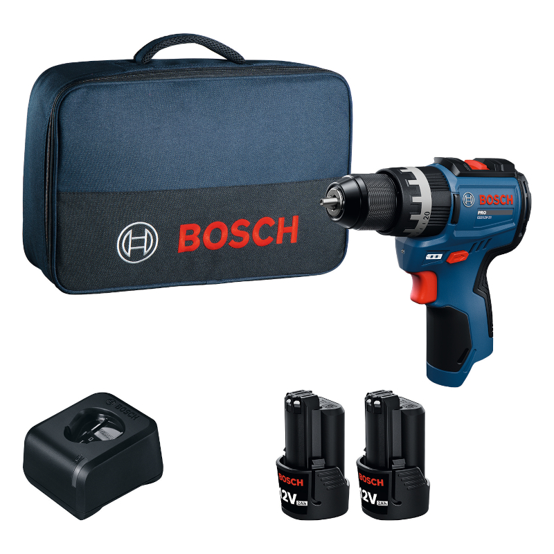 GSB 12V-31 PRO Bosch Akumulatorske udarne bušilice-odvrtači 2 x 2.0Ah+punjač+torba | 06019S6102