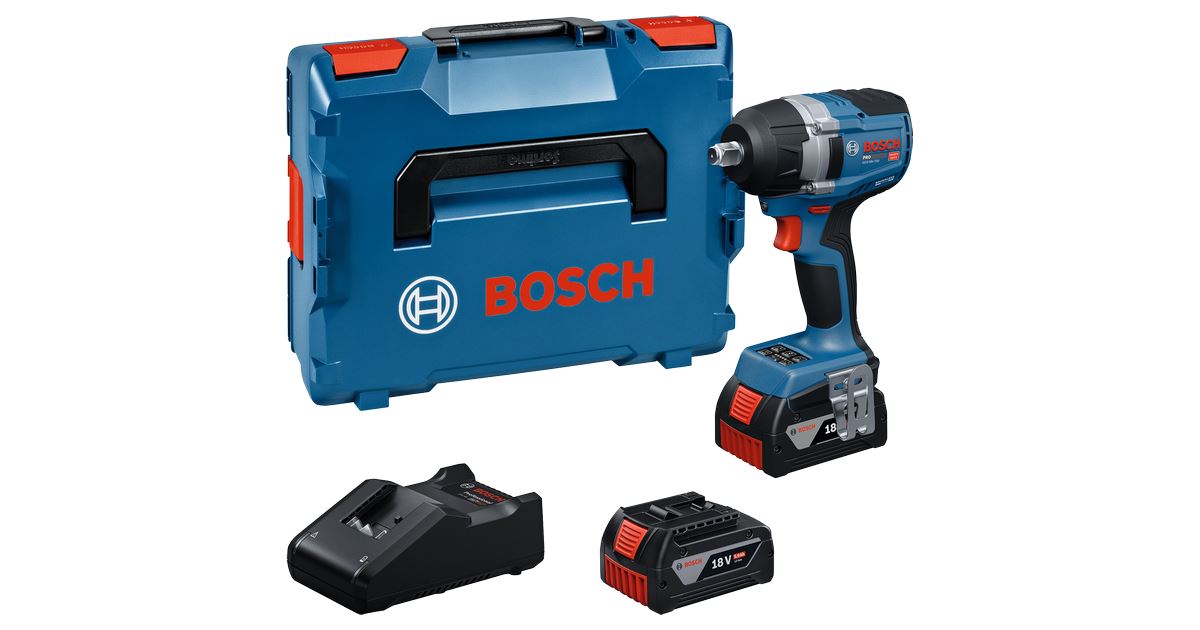 GDS 18V-750 Bosch Udarni odvrtač 2 x 5.0Ah+punjač+L- boxx | 06019L9103