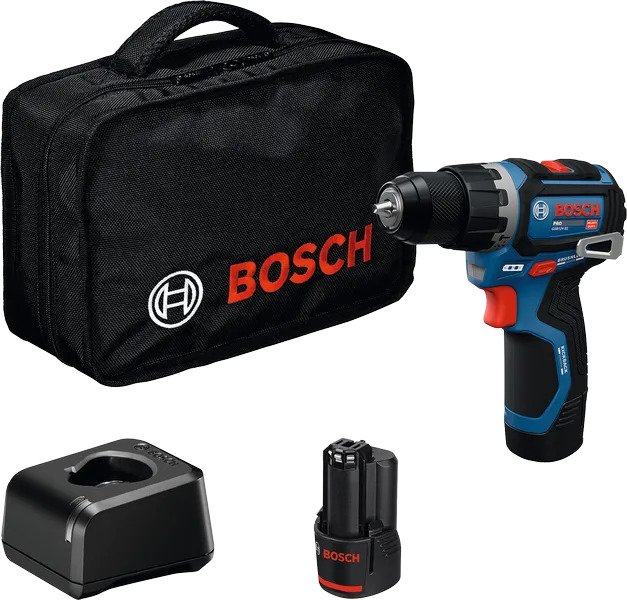 GSB 12V-32 Bosch Aku. Udarna bušilica odvijač sa 2 x baterije GBA12V 2.0Ah + punjač GAL12V-20 u torbi | 06019G9503