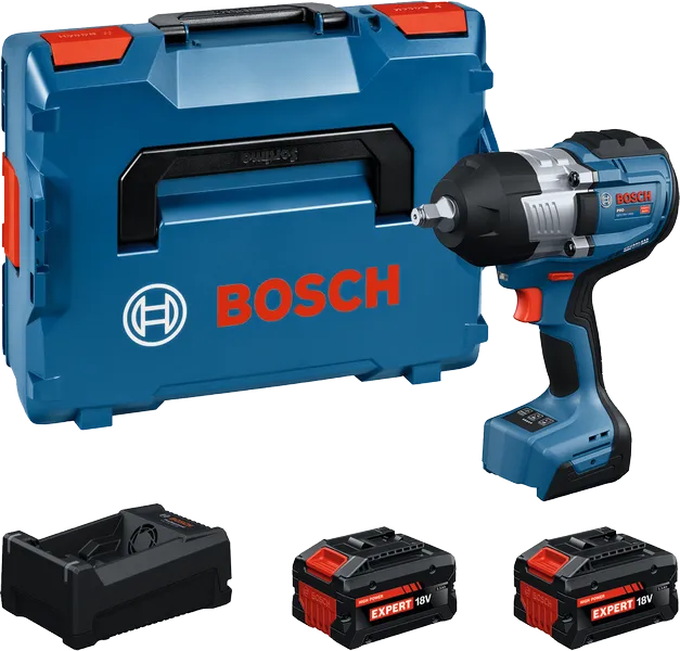 GDS 18V-1400 PRO Bosch Aku Udarni odvrtač 2 x EXBA18V-55 + punjač + L-boxx | 06019R5002