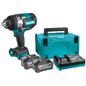 TW001GU201 Makita  Aku udarni odvij. 3/4" 40V XGT BL Motor 2050 Nm+2x4.0Ah baterije+punjač l TW001GU201