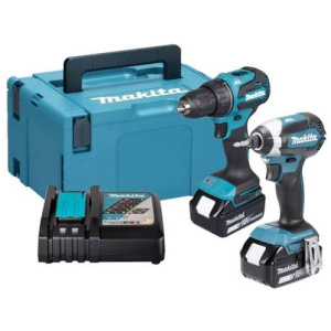 DLX2535TJ Makita 18V LXT Set Aku alata  DDF490Z+DTD153Z+Mak Pac  l DLX2535TJ